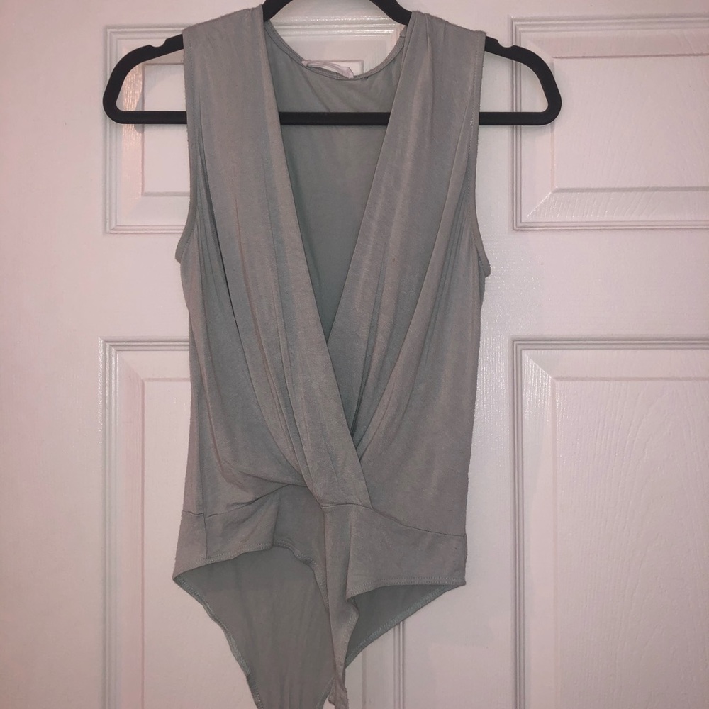 Light blue bodysuit
